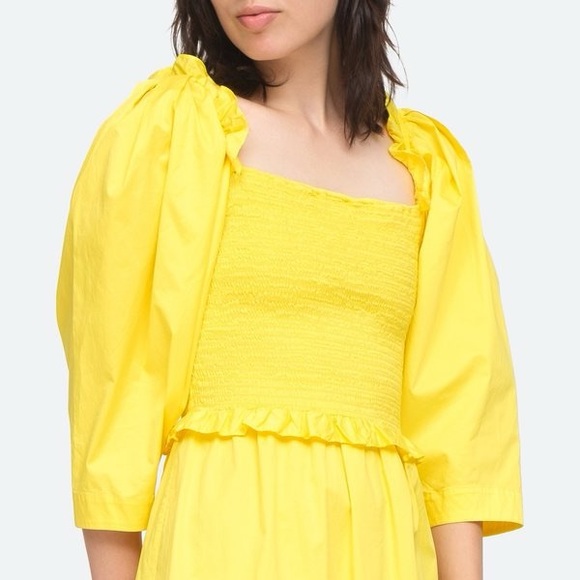 SEA NEW YORK Tabitha Dress in Yellow - Picture 3 of 8